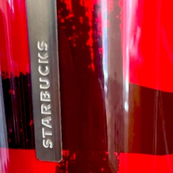 NEW Starbucks Red Plaid Travel Tumbler - Picture 4 of 4